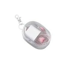 Cute Clear Organizer Keychain Bag For Earbuds And Charging Cable - White - View 11