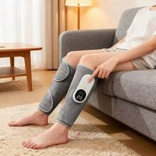 This Leg Massager Features Heating And Air Compression Functions. It's A Wireless Calf Massager With 3 Modes And 3 Intensity Levels, Beneficial For Muscles, And Makes An Ideal Gift For Christmas, Mother's Day, And Father's Day. - Xám - Xem 9