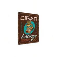 Cigar Lounge Sign - Beach Lover Gift - Beach House Sign - Beach Lounge Sign - Vintage Style Sign - Premium Quality Rustic Metal Sign - A - View 4