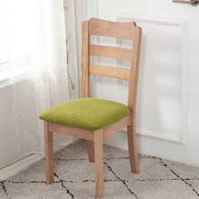 1/2/4/6pcs Plaid Pattern Stretch Dining Chair Covers, Removable & Washable Chair Slipcovers For Dining Room, Kitchen - Multicolor - View 7