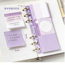 Mini Sticky Note Set, Daily Memo Series, Minimalist All-Match Versatile Memo Notes, Decorative Sticky Notes - Multicolor - View 5