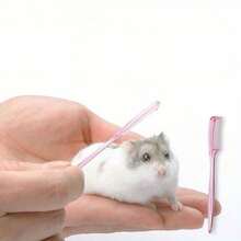 Small Hamster Brush - Made Of PC Material, Suitable For Hamsters - Pet Supplies - Multicolor - View 3