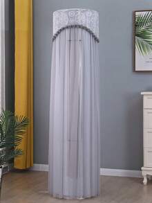 1pc Cylindrical Air Conditioner Dust Cover, Universal Top Lid Cloth, Can Start AC Without Removing Dust Cover - Multicolor - View 17