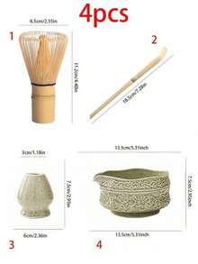1 pieza/5 piezas Juego de té Matcha Sakura, incluye tazón de Matcha, batidor de Matcha, taza de Matcha, revolvedor, cuchara de té, juego de tazón de té, herramientas de preparación de Matcha, herramientas para hacer dulces y bebidas, caja de regalo japonesa, Juego de revolver Matcha Matsukane, regalo para amantes del Matcha - Multicolor - Ver 5