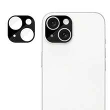 17 Pro Max 全屏印刷高清防指纹 AR 镀膜钢化玻璃镜头膜 - 黑色 - 查看 15