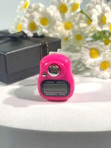 New Mini Electronic Counter Ring, Tasbih Style, Multiple Colors Available, Compact & Portable, Smooth Operation For Middle Eastern Ramadan Prayer Counting, Suitable For Ramadan Prayers, Exercise Counting, Knitting, Business Activities, Golf, Holiday Gifts, Etc. - White-regular - View 23