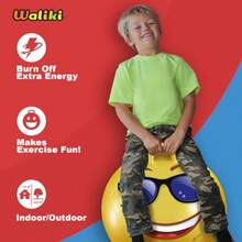 WALIKI Hopper Ball Toys For 7 8 9 And 10 Years Old Hippity Hop Jumping Ball Cool Bouncy Toy For Boys And GirlsChildren's Growth Games, Fun And Joyful, Essential For Childhood - Ages7920 - View 3