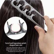 2把蓬松质感梳子，梳子和造型刷，沙龙和家用美发造型工具（干湿两用） - 男士美发造型工具，蓬松发根，刘海和卷发造型工具，握感牢固，3D发根提升，无缝融合 - 彩色 - 查看 2