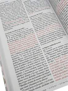 BIBLIA 1960 NOMBRES DE DIOS CANTAR DE LOS CANTARES TAPA DURA FLOREADA LETRA 10.5P - Libro único - Ver 3