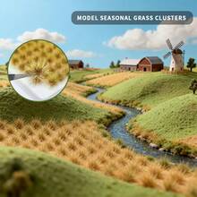 104片/盒 静态模型草丛，适用于模型制作、战棋游戏、微缩场景 - As photos - 查看 5