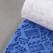 1个音符图案聚合物粘土纹理滚筒，聚合物粘土耳环制作滚筒 - 非常适合制作聚合物粘土纹理片 - GL279 - 查看 1