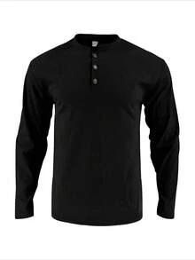Men Shirts - Black - View 1