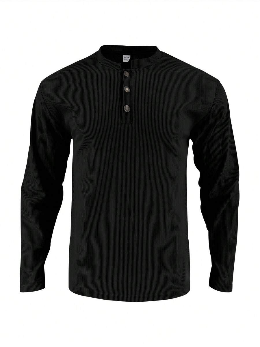 Men Shirts - Black - View 1
