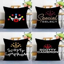 Luxury S-SCOTTY C-CAMERON Pillow Case Square Double‑Sided Print Cushion Case For Sofa Home Bedchamber Decor Gift - z2 - 查看 2