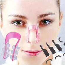 硅胶鼻夹鼻梁塑形器，U型鼻夹鼻整形器美容工具，简易鼻部提升器鼻夹 - 彩色 - 查看 6