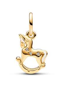 1pc Fashionable & Exquisite Romantic Valentine's Day Series Charm Set Includes Heart Sphere, Carousel, Envelope, Magic Book Pen Pendant, Versatile DIY Bracelet Necklace Gift For Lover - Yellow Gold - View 5