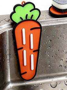 1pc Pot Lid Pad, Spatula Storage Pad, Soft Rubber Countertop Drain Pad, Insulation Pad, Cutting Board Placement Pad, Soap Drain Pad. - Multicolor - View 8