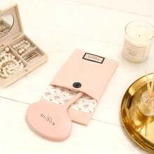 Gucci 粉色系列化妆包，化妆袋，化妆刷三件套，便携式手持化妆包，适合作为节日礼物、情侣约会礼物、精致可爱的生日礼物 - 粉色 - 查看 3