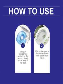 jakehoe 1 Botella de 120ML Limpiador de espuma para inodoro, elimina olores, manchas y acumulación de ácido úrico, limpieza profunda para el inodoro, mantiene el inodoro fresco y desinfectado, entrega aleatoria de versiones nuevas y antiguas - Líquido - Ver 10