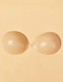 1PC  Invisible Push-Up Bra – Silicone Adhesive Strapless Bra For Backless & Plunge Outfits - màu da - Xem 2