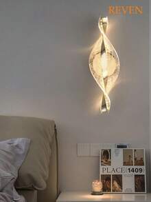 1pc/2pcs Modern Acrylic Wall Lamp, High Transmittance Acrylic Lamp Body, LED Light Strip, Suitable For Bedroom, Living Room, Study, Bedside, Corridor And Other Decorative Wall Lamps - Multicolor - View 12