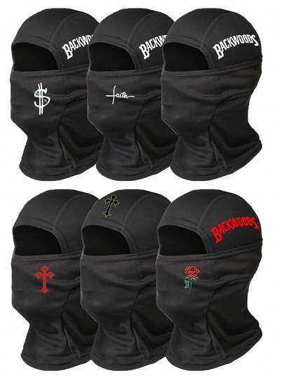 1/2/3 piezas Pasamontañas unisex, adecuado para uso diario, viajes al aire libre, senderismo, esquí, conducción de motocicleta