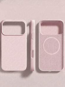 1个液态硅胶磁吸手机壳，兼容Magsafe无线充电，兼容 17 Pro Max、16、16 Pro、Air 16、15 Plus、14、13、12等智能手机。送给亲戚、朋友和同学的最佳礼物。 - 淺粉色 - 查看 2