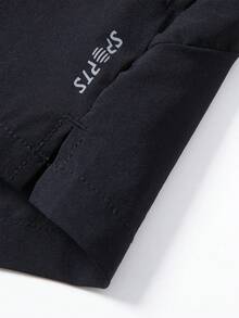 Women's Outdoor Casual Shorts, Fashionable Print, Butt-Lifting Design, Comfortable & Skin-Friendly, Bermuda Shorts, Suitable For Outdoor Sports And Casual Wear - Black - View 5