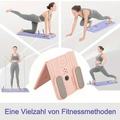 Agilithor A03 Smart Pilates-Board 10-in-1 – Multifunktionales Fitness-Board mit Timer, Smartphone-Halterung & verstellbarem Widerstand für Home-Gym