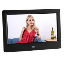 10英寸数码相框，1920x1080 IPS屏幕，电子相框，可壁挂，带遥控器，支持视频和音乐播放 - 白色 - 查看 1