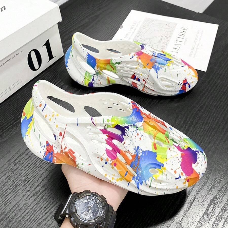 Men Clogs - White - View 1