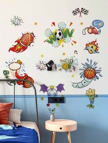 1张壁纸 - [篮球、挖掘机、花卉、树枝、鸟类] 家居办公室装饰 自粘壁纸 可移除墙贴 适用于客厅墙面装饰、浴室窗户、卫生间墙贴 – 餐厅厨房墙面装饰 卧室装饰 - pvc自黏 - 查看 3