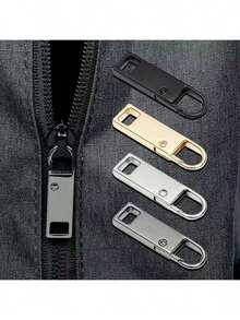 10个/4个免工具可拆卸金属拉链头，适用于行李箱、服装、包袋及其他拉链维修和更换配件 - A款-1pc - 查看 3