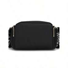 LOLA Shoulder Bag, Women's Crossbody Bag, Waterproof And With Large Capacity, BIMBA Bag - Xanh dương + Đen với chữ trắng - Xem 5