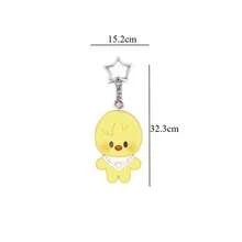 1pc KPOP Skz EN V Jimin J-Hope RM Jin Keychain, Pendant, Suitable For Clothes, Bags, Car Keys - Creative Cute Party Decor, Ideal For Christmas, Valentine's Day, Birthday Gift - Multicolor - View 3