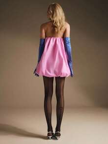 1双竖条纹透明丝袜 | 时尚性感连裤袜，适合节日礼物、日常穿着和派对 | 面料，纯色，女士款 - 彩色 - 查看 5