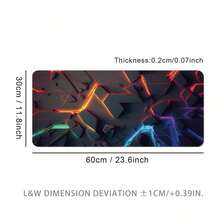 Tấm lót chuột chơi game 3D có họa tiết, thảm trải bàn nhiều màu sắc - Tấm lót bàn phím và chuột cỡ lớn, có thể dùng làm tấm bảo vệ bàn làm việc, thảm học tập hoặc tấm lót bàn phím. Có nhiều kích cỡ, 15,7*35,4 inch (40*90 cm). Một món quà sinh nhật và ngày lễ lý tưởng - Tấm lót bàn phím máy tính và tấm lót laptop này phù hợp cho game thủ, nhân viên văn phòng và sinh viên. Phụ kiện bàn làm việc, Phụ kiện bàn làm việc, Đồ dùng văn phòng, Trang trí văn phòng - A - Xem 17