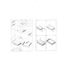 1/2*Underbed Storage Box On Wheels Lid Under Bed Sofa Portable Dustproof Organiz - Black - View 10