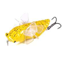 HENGJIA 1pc Bionic Cicada Hard Fish Lure Spinning Spinning Fishing Bait 7.5cm/15.5g Propeller Treble Hook For Freshwater Saltwater Lures - Multicolor - View 3