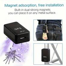1/2pcs Mini GPS Tracker With Mobile App, Magnetic USB Charging Resin Car Locator, Lithium Battery, Long Distance Tracking For Parents And Car Owners - Multicolor - View 3