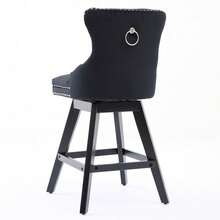 Barstools - Black + Velvet + Foam - View 8