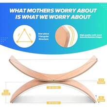 Balance Board [Natural Wood] Wobble Board For Toddlers Open Ended Montessori Waldorf Learning Toy Gifts For 3 4 5 6 7 8 Year Old Boys Girls Birthday And Christmas Stocking StuffersFull Of Fun - NaturalWood - View 6