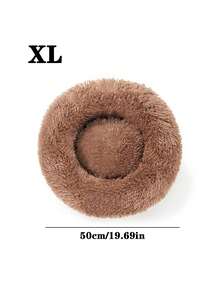 Giường ngủ hình bánh donut cho chó, đáy chống trượt, lông giả mềm mại và bông xốp, thân thiện với da và không gây dị ứng, ấm cúng và thoải mái, ấm áp và dễ chịu, có thể giặt máy, đường may chắc chắn, phù hợp cho chó nhỏ và vừa, chó con và mèo con, lý tưởng để ngủ trưa và ngủ đêm trong phòng khách hoặc phòng ngủ. - Cà phê nâu - Xem 12