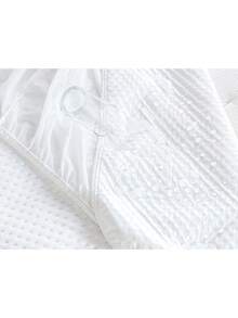 发现干净、舒适床的秘密 - 100％防水床垫保护套 - 柔软、透气、无噪音 - 完美适合单人床和双人床，有 120x200 厘米、160x200 厘米和 180x200 厘米尺寸可供选择，完美适合单人床和双人床。 - 白色 - 查看 7