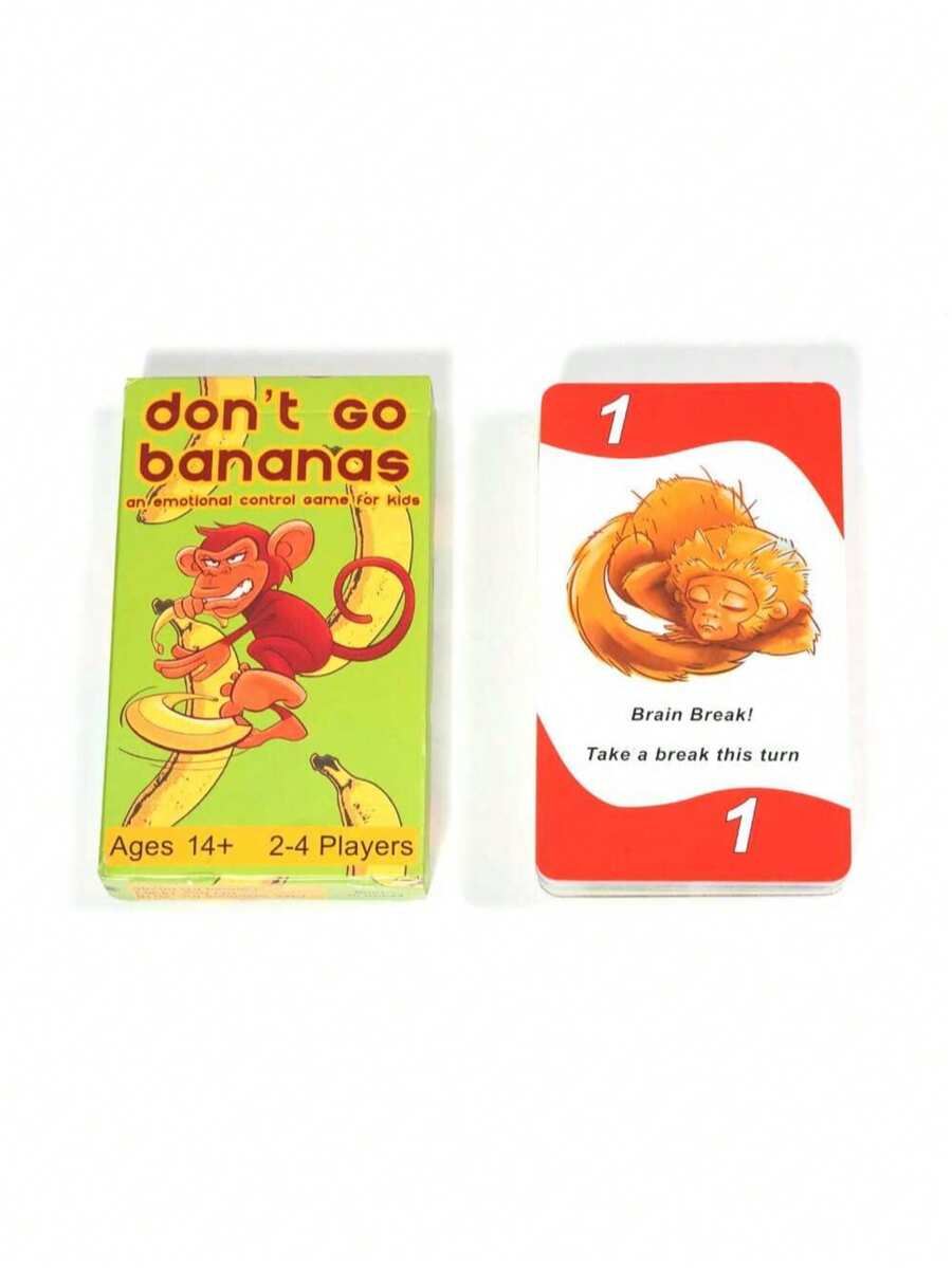 Rural Retro Advertising Tower Board, Rustic Wealth Board Game Card, Monkey Banana Entertainment Card, Friend Interactive Entertainment Card - Multicolor - View 1