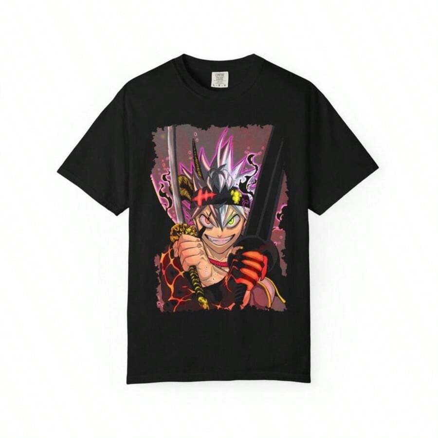 Black Clover Graphic Tee - màu đen - Xem 1