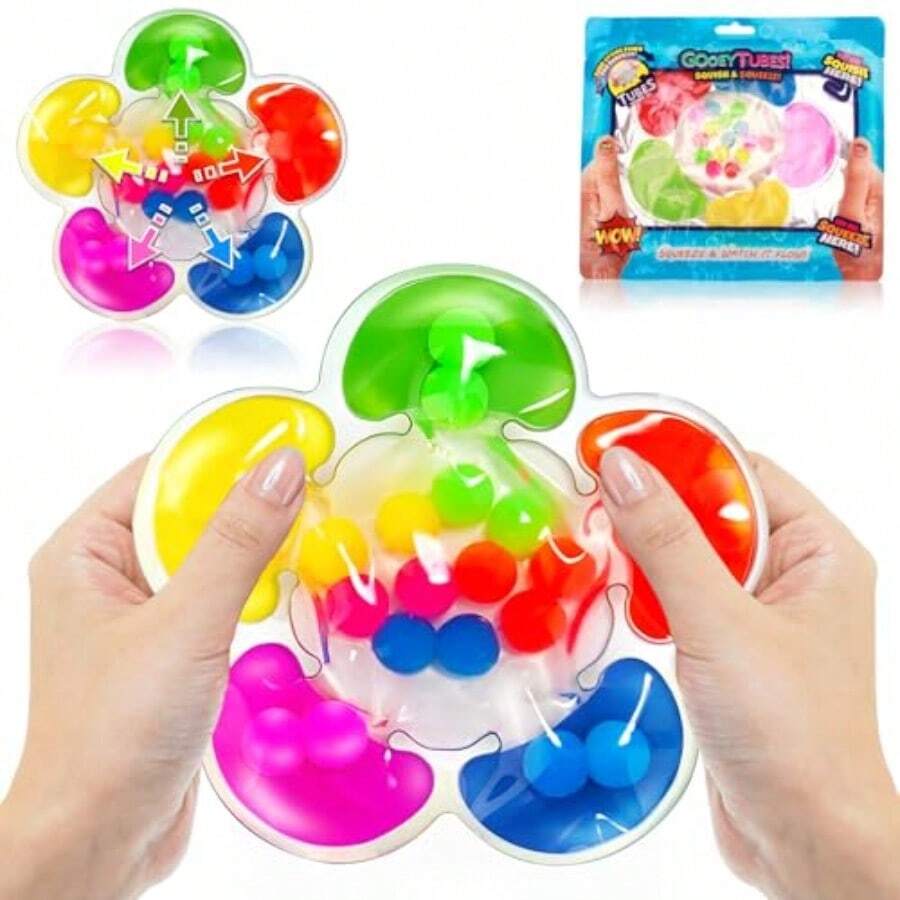 OUARTV Juguete de Clasificación de Colores Juguetes sensoriales para la Liberar Estrés Juguetes Montessori Juguete Didacticos para Niños y Niñas. - como en la foto - Ver 1