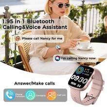 Premium Smart Watch 1.43 Inch HD Round Fitness Tracker Bluetooth Calling Heart Rate Monitor Waterproof 3ATM For Running Gym Hiking Outdoor Adventure Stylish Gift Unisex - Pink - View 5