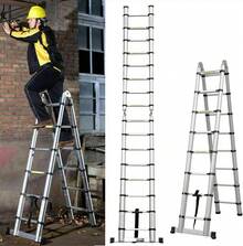 Escaleras y accesorios - 2,5 m + 2,5 m - Aluminio - Ver 1