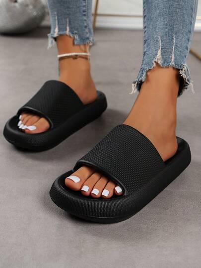 Girl's Fashion Slippers, Comfortable Soft-Sole Outdoor/Indoor Open Toe Versatile Slippers